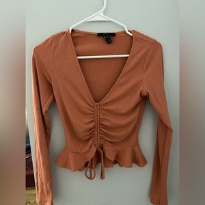 Forever 21 Pink Long Sleeve Top